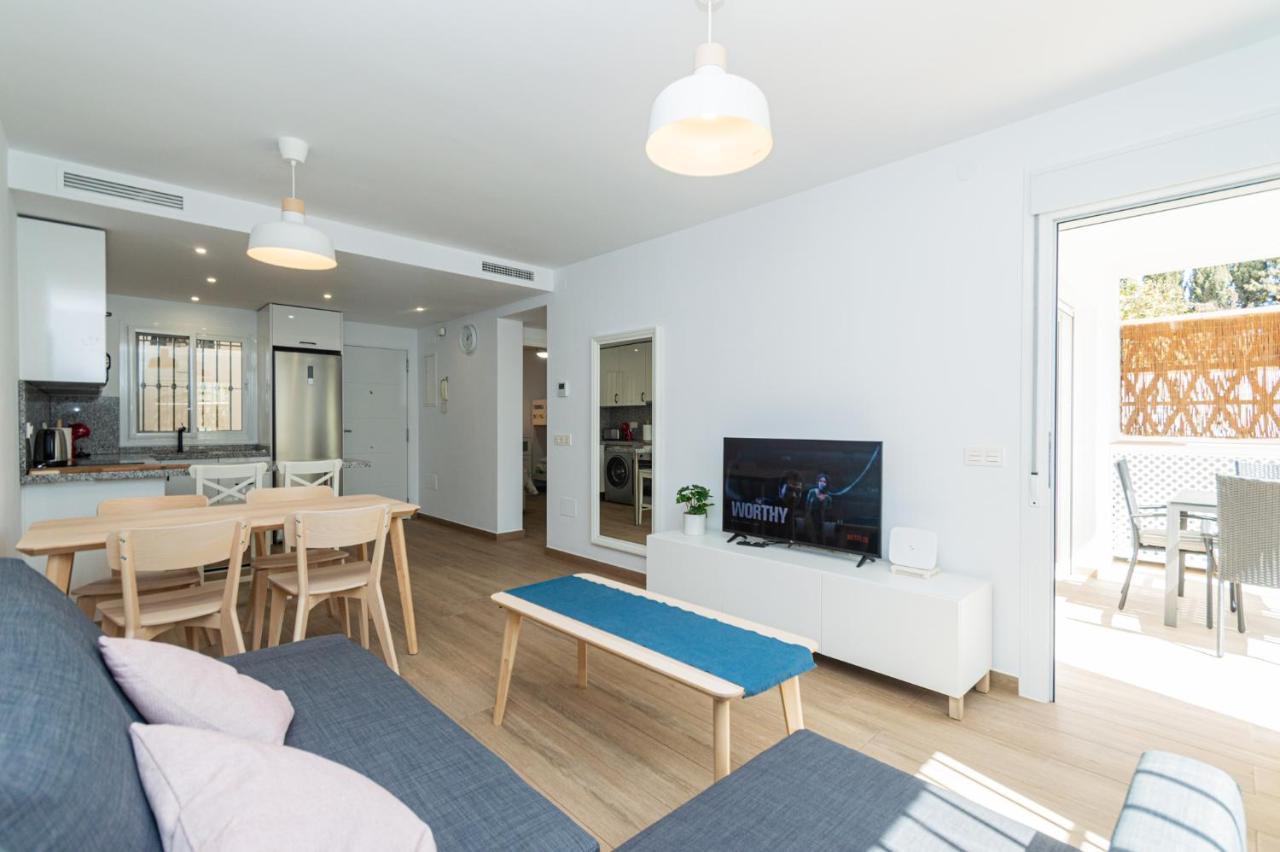 Casablanca 4 Apartamento Con Jardin Privado フエンヒロラ エクステリア 写真